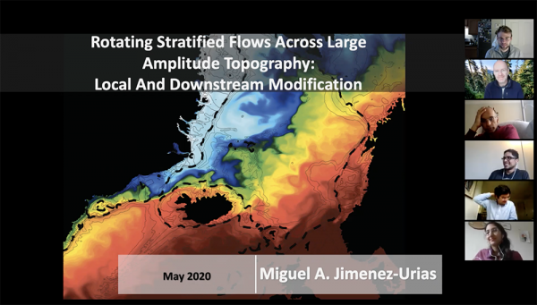 Screen Shot from Miguel Jimenez-Urias seminar